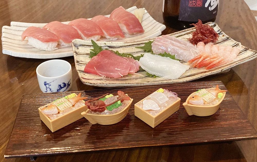「本物のお刺身と並べても遜色ないクオリティ・・・!」